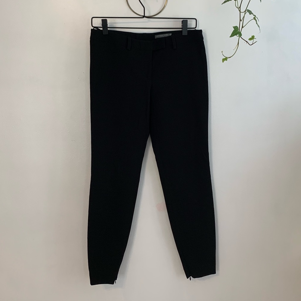 Alexander McQueen Ankle Zip Legging Pants - Picture 2 of 5
